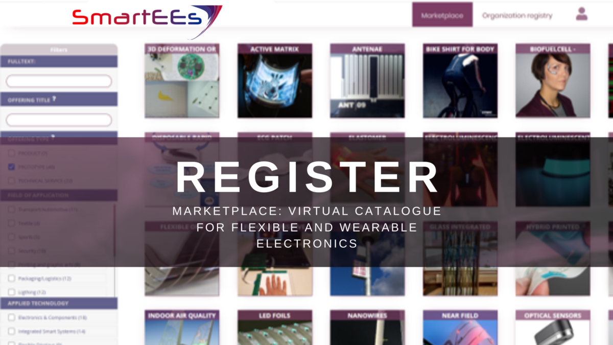 Marketplace: Virtual Catalogue for Flexible and Wearable Electronics is Live!